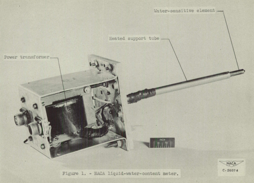 Figure 1 from NACA-RM-E50J12a. NACA liquid-water-content meter.